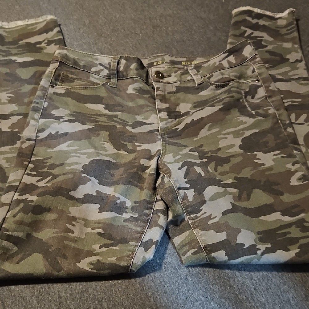 True Craft Green Camouflage Pants